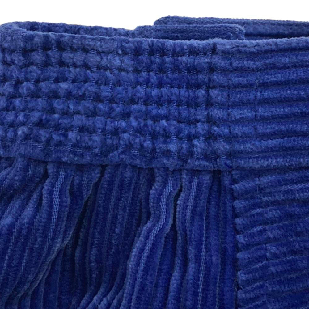 Christian Dior SPORTS クリスチャンディオールスポーツ 80s コーデュロイ ミディスカート S ブルー系 オールド ヴィンテージ レディース