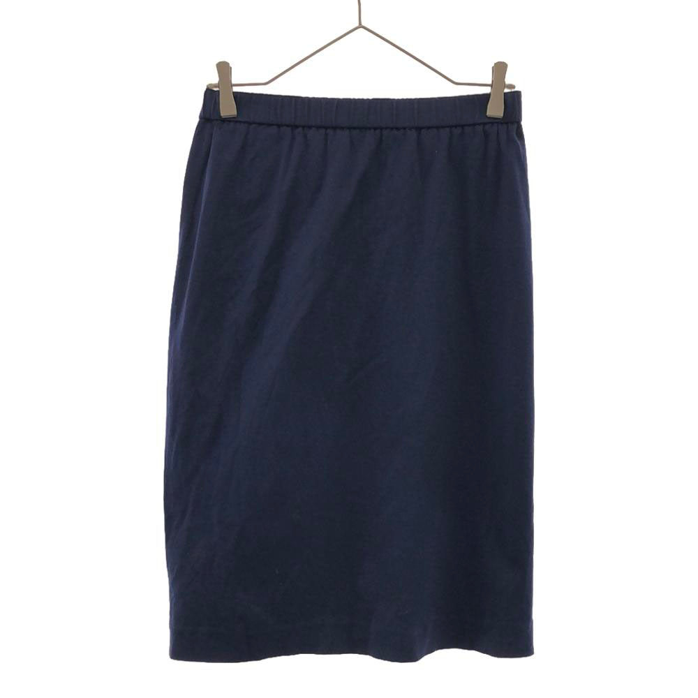 YVES SAINT LAURENT イヴサンローラン 90s ミディ丈 タイトスカート 9 ブルー オールド レディース