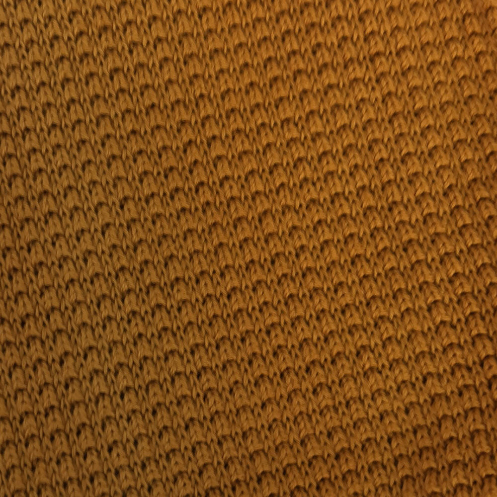 RADIALL ラディアル 日本製 長袖 レースアップ セーター M イエロー コットンニット メンズ