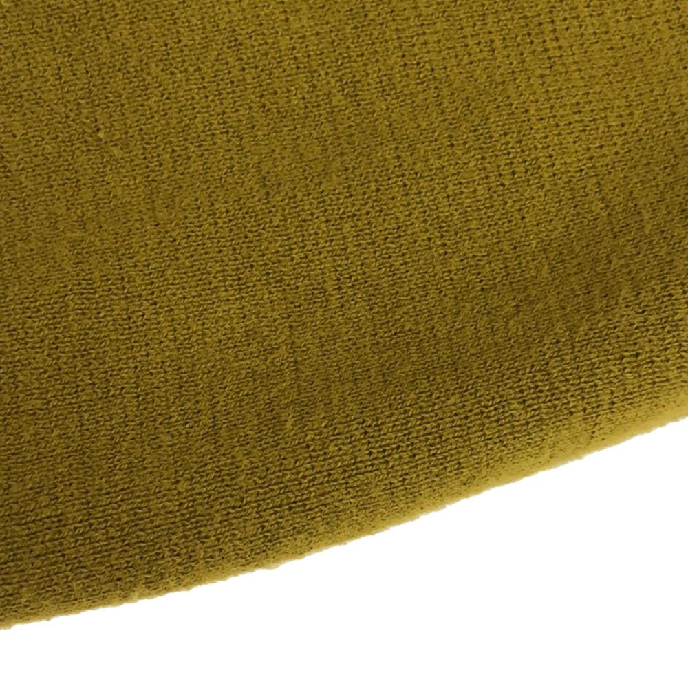 crepuscule クレプスキュール 長袖 Vネック コットンニット セーター 1 イエロー メンズ