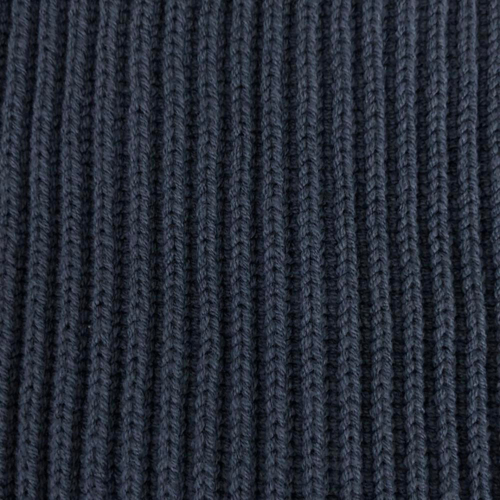 crepuscule クレプスキュール 日本製 長袖 コットン ニットジャケット 1 ブルー セーター メンズ