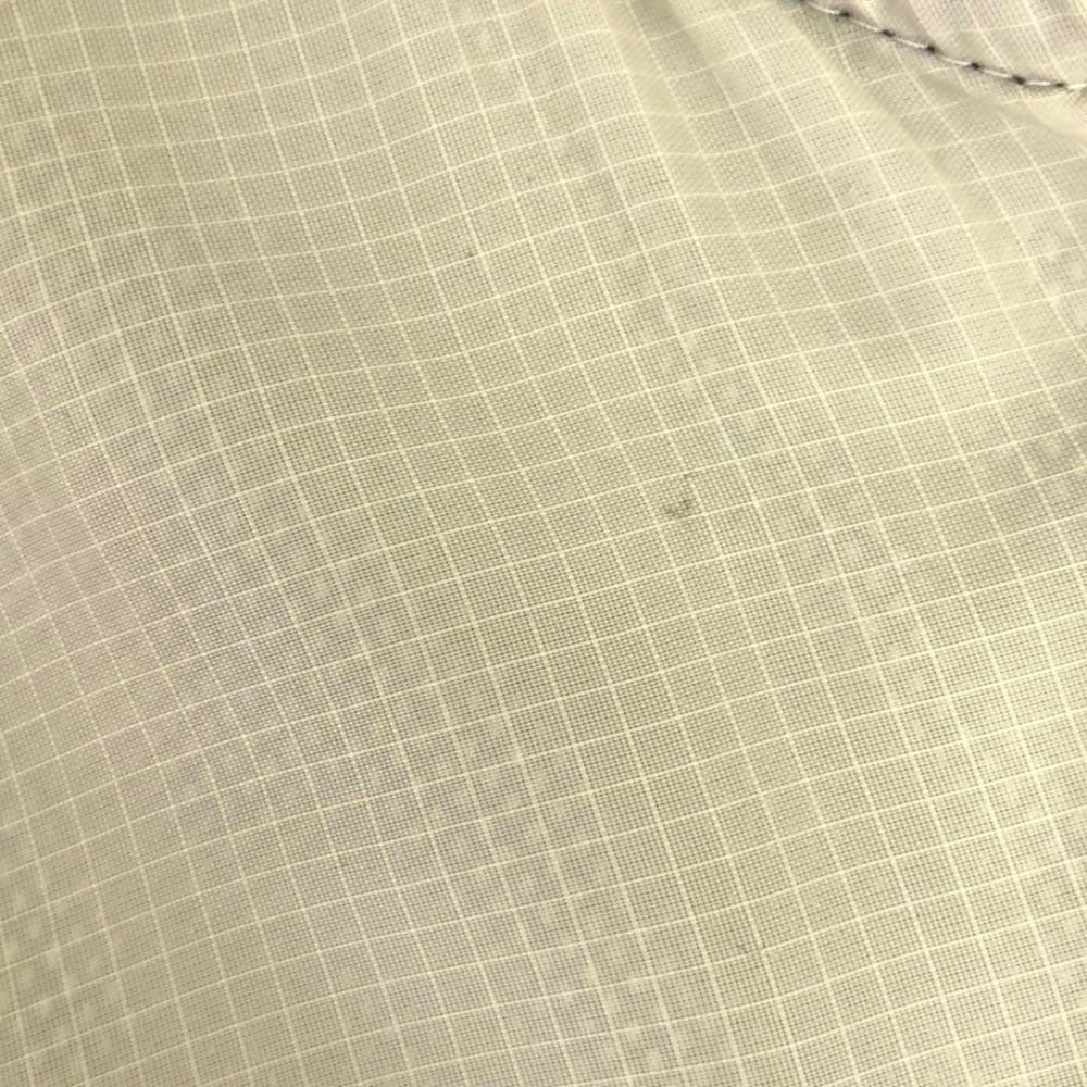 HUF ハフ ナイロンジャケット L ネイビー×オフホワイト リップストップ 裏メッシュ メンズ