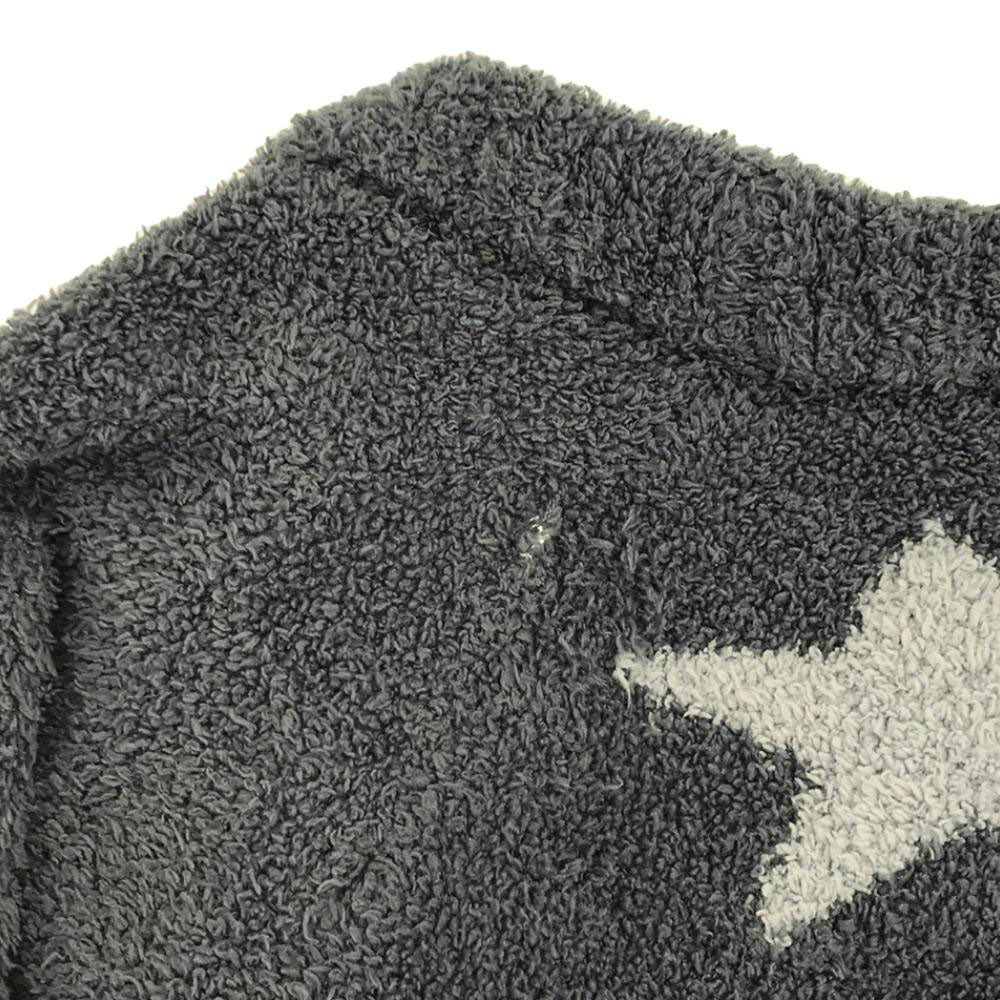 ジェラートピケ 星柄 長袖 ルームウェア ブルーグレー gelato pique ジェラピケ レディース