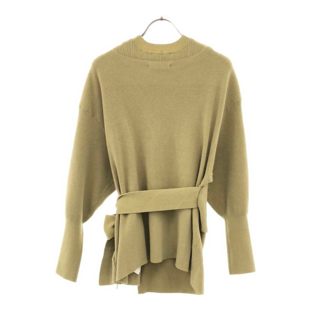 未使用 SNIDEL スナイデル 長袖 ハイネック アンサンブル カーディガン F グリーン ニット カーディガン SWNT211071 レディース