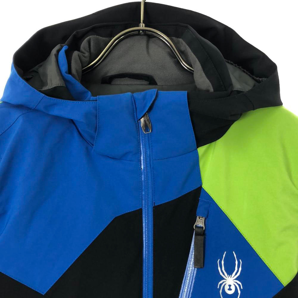 スパイダー ロゴプリント スノーボード ウェア 150 ブラック SPYDER スノーウェア スノボー キッズ