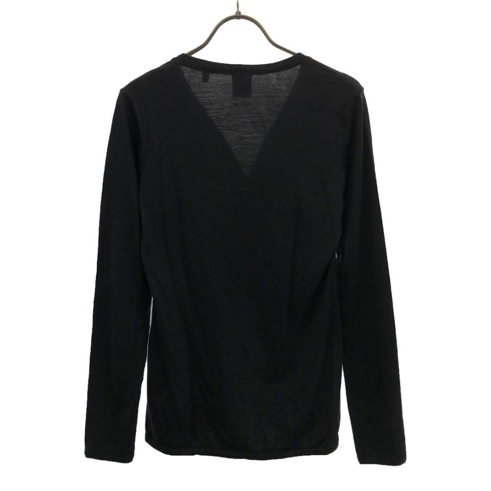 ASPESI アスペジ イタリア製 ウール100% 長袖 カーディガン XS ブラック レディース