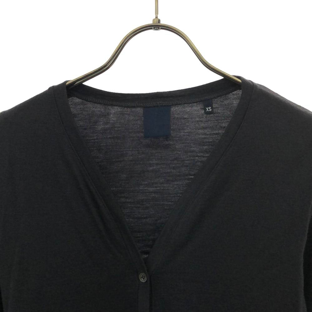 ASPESI アスペジ イタリア製 ウール100% 長袖 カーディガン XS ブラック レディース