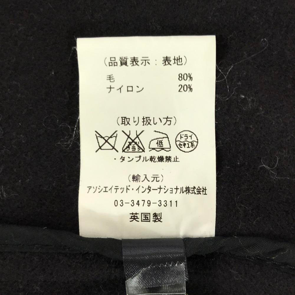 Gloverall グローバーオール 英国製 ウールブレンド ダッフルコート S ブラック レディース