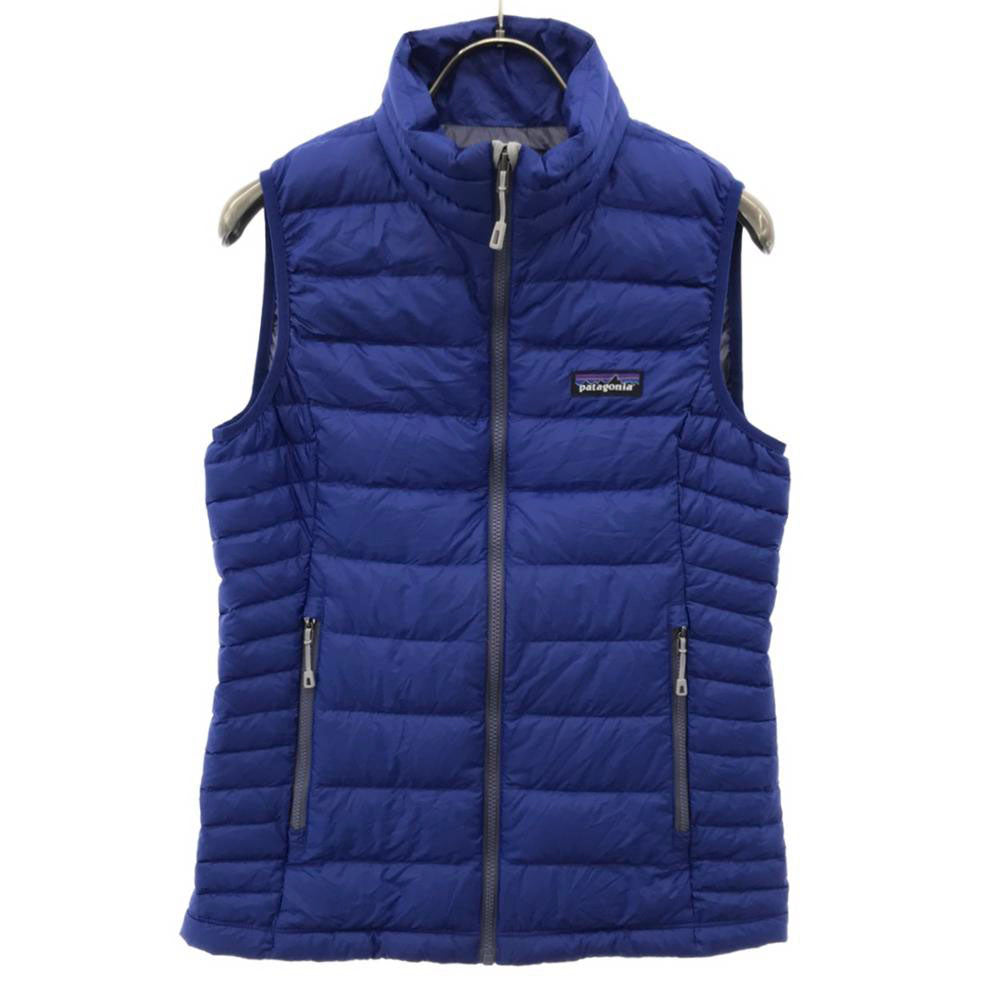 patagonia パタゴニア STY84628 ダウンベスト XS ブルー アウトドア レディース