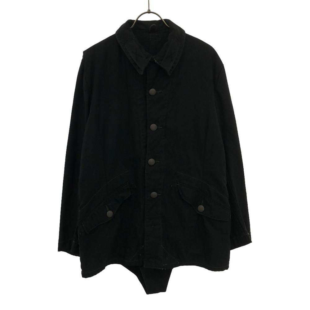 SWEDENISH ARMY スウェーデン軍 70s M59 後染め 刺繍 ステンカラー ジャケット ブラック ミリタリージャケット C46 メンズ