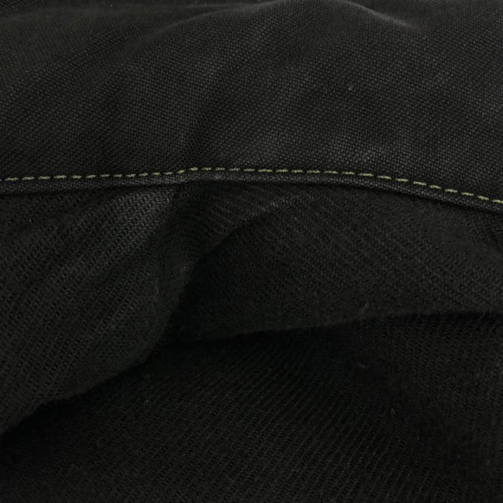 SWEDENISH ARMY スウェーデン軍 70s M59 後染め 刺繍 ステンカラー ジャケット ブラック ミリタリージャケット C46 メンズ