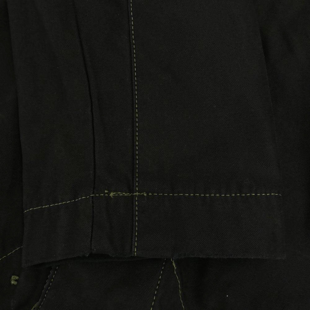 SWEDENISH ARMY スウェーデン軍 70s M59 後染め 刺繍 ステンカラー ジャケット ブラック ミリタリージャケット C46 メンズ