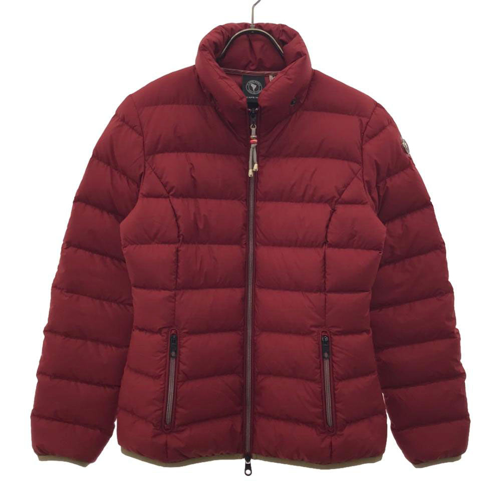 CAPEHORN ケープホーン ロゴワッペン ダウンジャケット レッド レディース