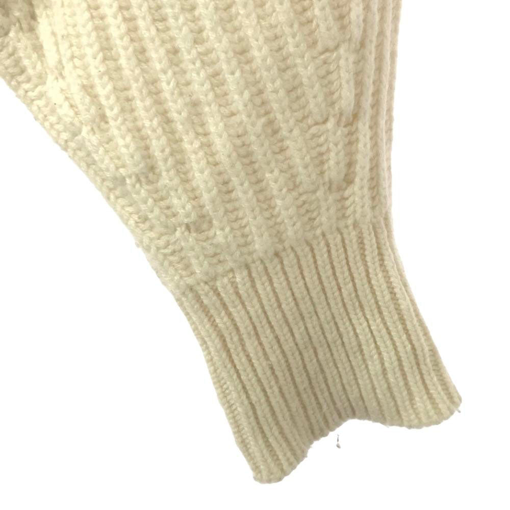 アリュード カシミアブレンド 長袖 ニット M ホワイト系 セーター クルーネック レディース