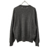 カシミヤ 長袖 セーター M グレー Cashmere ニット クルーネック メンズ