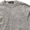 カシミヤ 長袖 セーター M グレー Cashmere ニット クルーネック メンズ