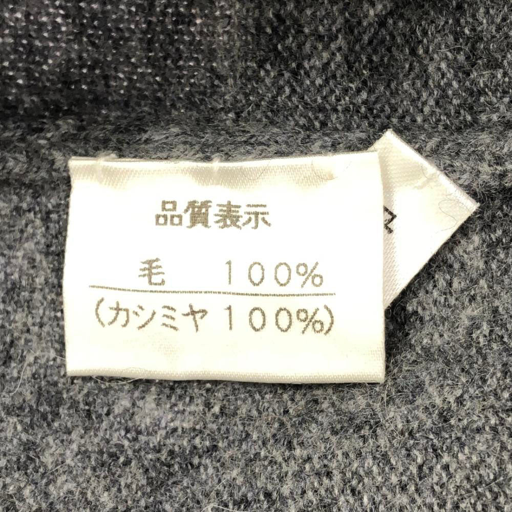 カシミヤ 長袖 セーター M グレー Cashmere ニット クルーネック メンズ