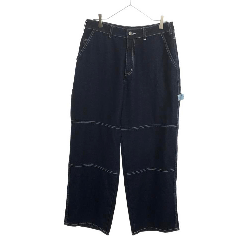 CENTIMETER センチメーター 刺繍 プリント ワイドデニムパンツ M メンズ