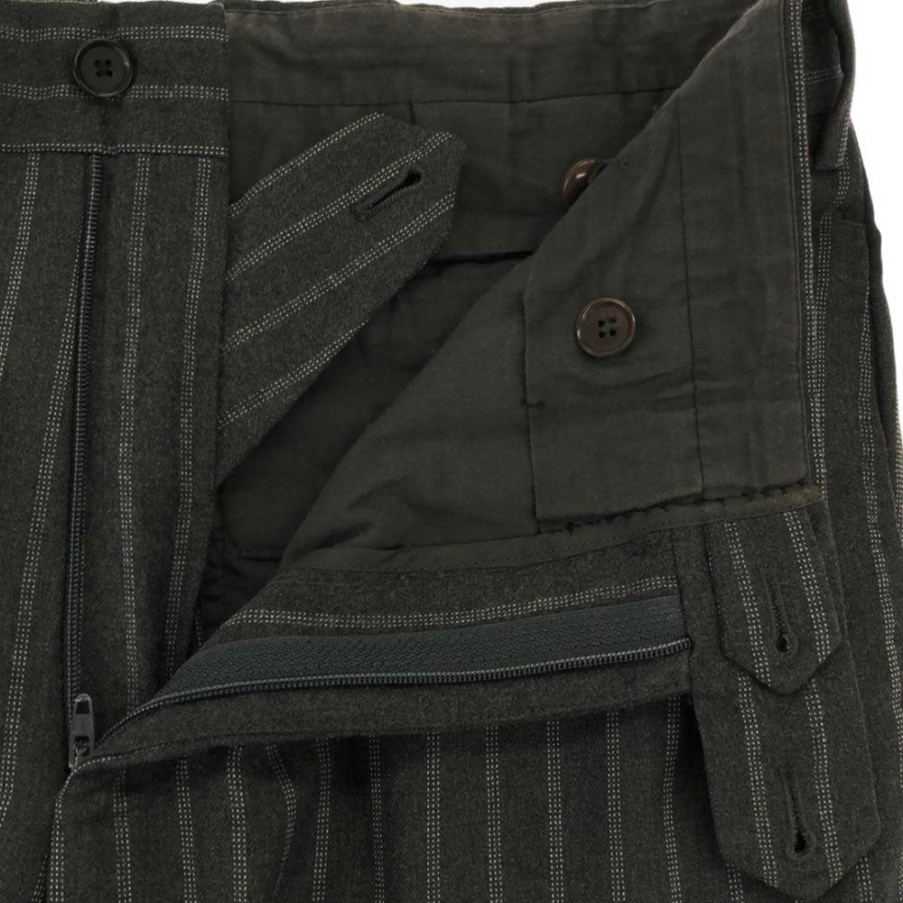 BOGLIOLI ボリオリ イタリア製 ウール100％ ストライプ スーツ 上下 セットアップ 46 グレー系 ダブル仕上げ メンズ