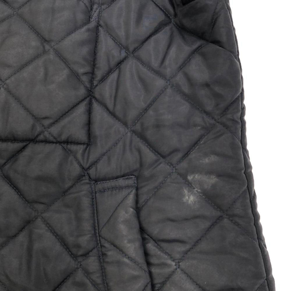 LAVENHAM ラベンハム コーデュロイ襟 キルティングジャケット 10 ネイビー系 レディース