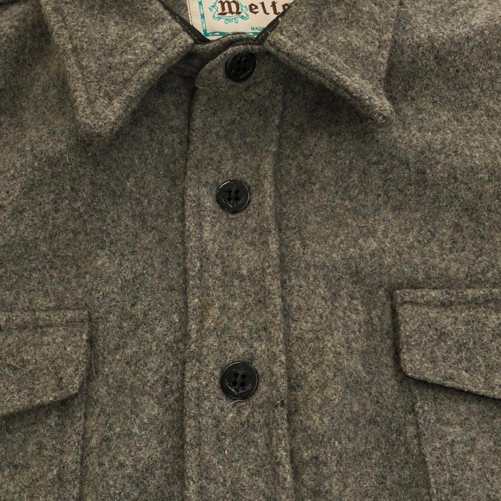 melton メルトン 70s 80s USA製 ヴィンテージ ウールジャケット S グレー メンズ