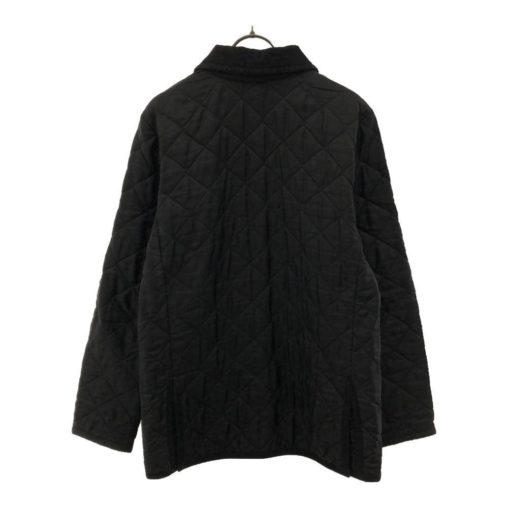 MEN'S BIGI メンズビギ イギリス製 ラベンハム コラボ キルティングジャケット 3 ブラック コーデュロイ襟 LAVENHAM メンズ