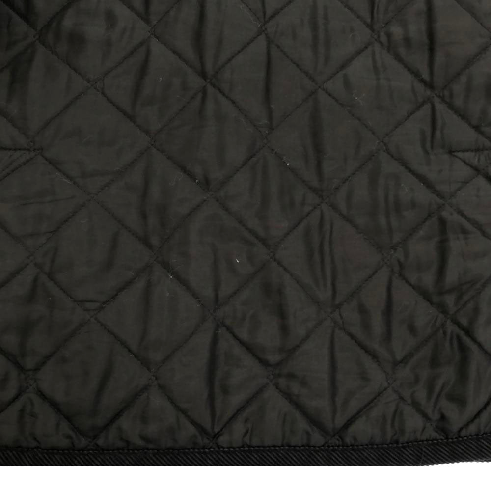 MEN'S BIGI メンズビギ イギリス製 ラベンハム コラボ キルティングジャケット 3 ブラック コーデュロイ襟 LAVENHAM メンズ