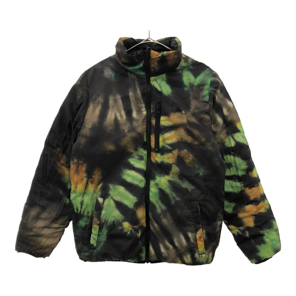 BURTON バートン リバーシブル 中綿 ジップジャケット M（10/12） ブラック×グリーン キッズ