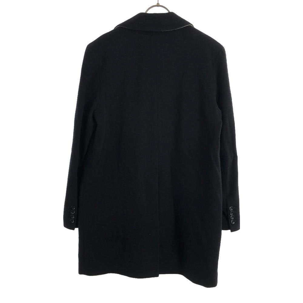 DISCOVERED ディスカバード 日本製 ウール チェスターコート 1 ブラック メンズ
