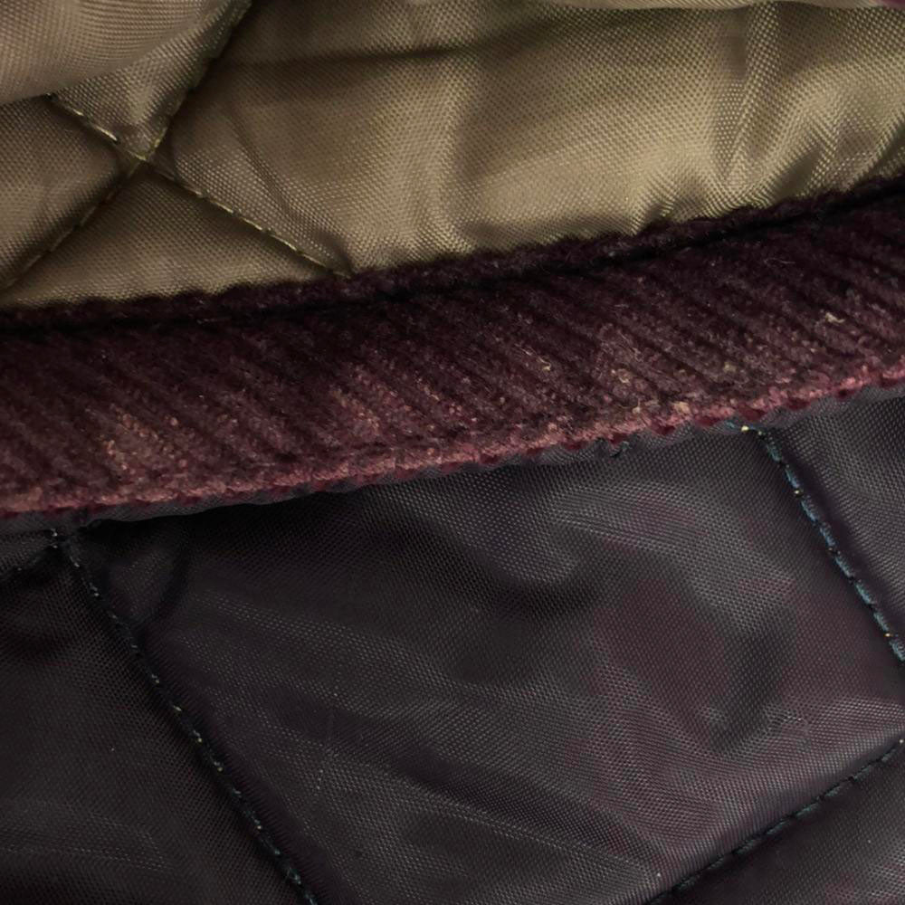 LAVENHAM ラベンハム イギリス製 フード付 キルティングコート 36 パープル系 レディース