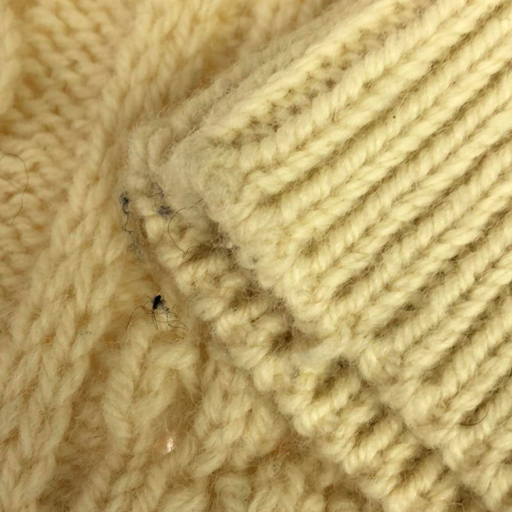 John Molloy ジョンモロイ 90s オールド 長袖 ニット ワンピース ベージュ チュニック レディース