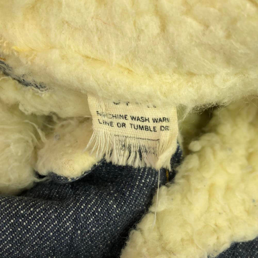 ROEBUCKS ローバックス 70s 80s ヴィンテージ デニムジャケット 34-R 裏ボア トラッカー メンズ