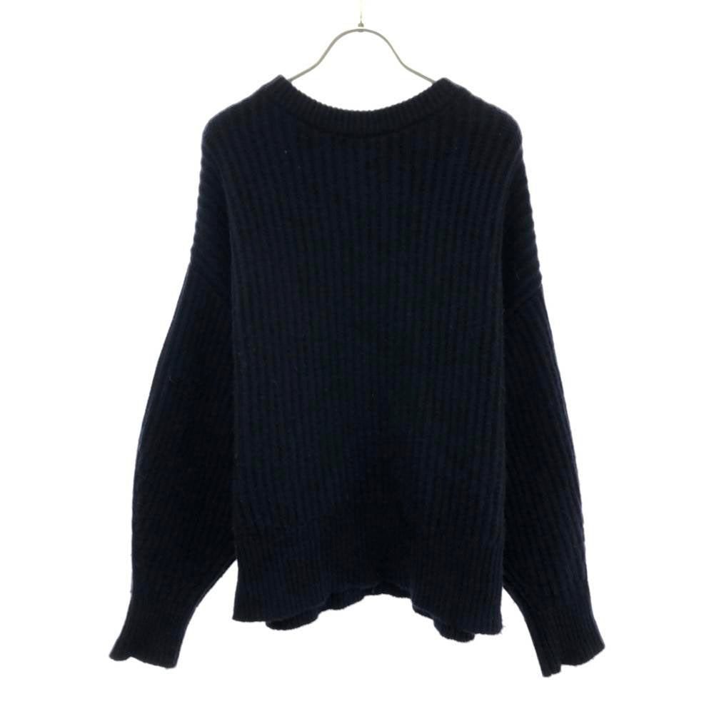 アリュード ウールブレンド 長袖 ニット M ネイビー セーター メンズ