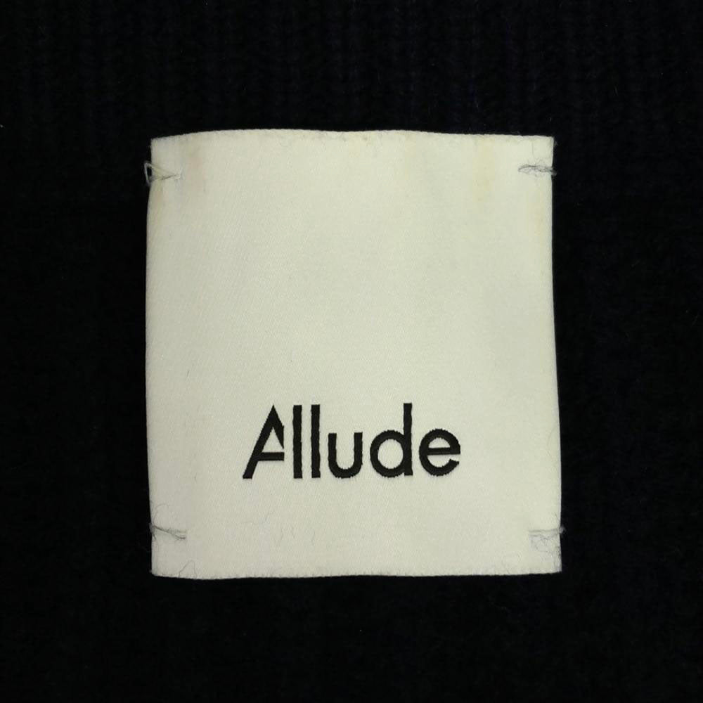 アリュード ウールブレンド 長袖 ニット M ネイビー セーター メンズ