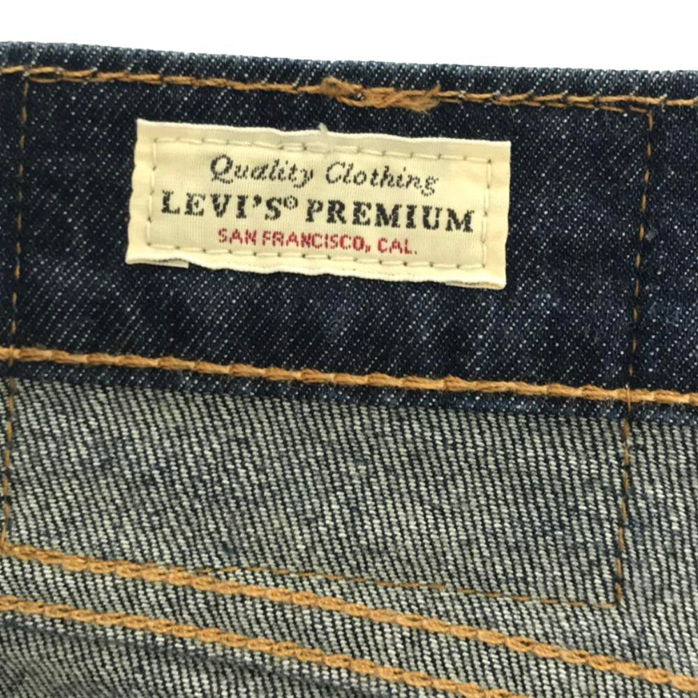 リーバイス プレミアム 505 ロゴワッペン クロップド デニム