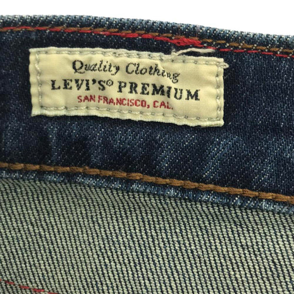 リーバイスプレミアム 502 ロゴワッペン 立体裁断 ストレッチ デニムパンツ w30 LEVI'S PREMIUM ボタンフライ 赤パッチ 番外__タブ ジーンズ メンズ