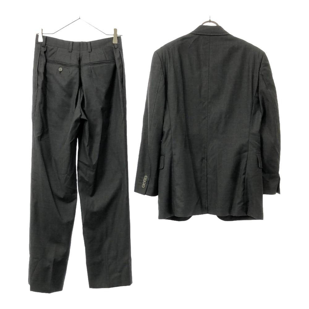 ロロピアーナ イタリア製 ウール100% スーツ 上下 セットアップ A4S チャコールグレー Loro Piana メンズ