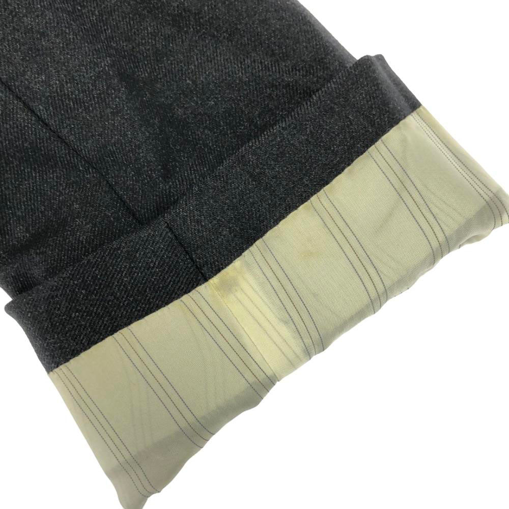 Aquascutum アクアスキュータム 日本製 ウール100% スーツ 上下 セットアップ 92A5 チャコールグレー メンズ