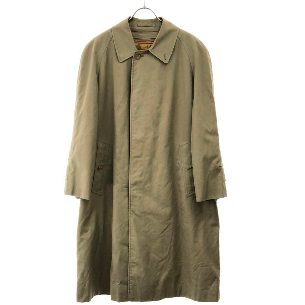 Burberrys バーバリーズ 90s オールド ステンカラーコート 92-170 ベージュ ブランケットライナー付 裏チェック柄 メンズ