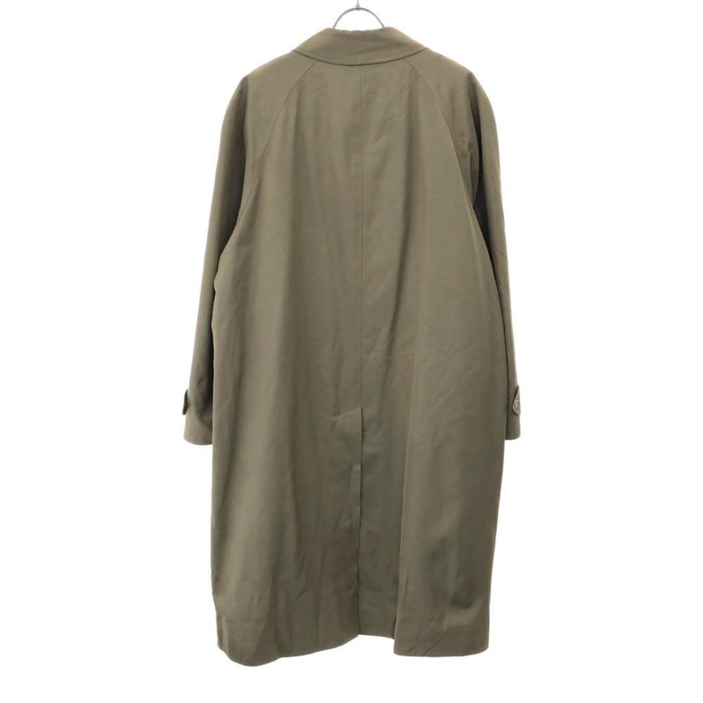 Burberrys バーバリーズ 90s シルク混 オールド ステンカラーコート 94-175-6 ベージュ系 ブランケットライナー付 裏チェック柄 メンズ