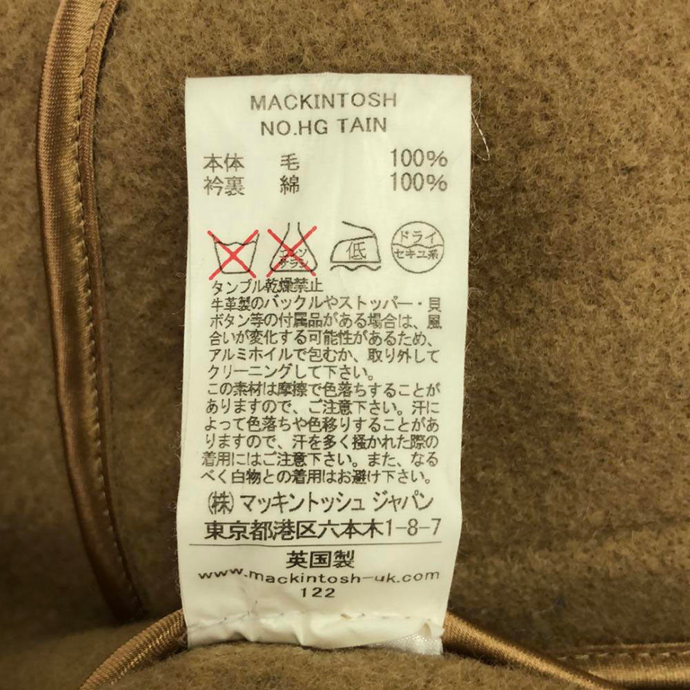 Mackintosh マッキントッシュ 英国製 ウールコート 34 ベージュ レディース