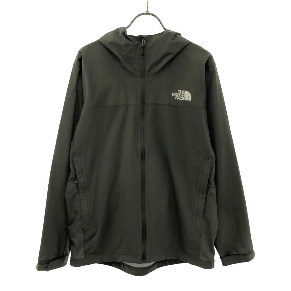 THE NORTH FACE ノースフェイス NP12306 ロゴプリント 長袖 マウンテンパーカー S カーキ系 アウトドア メンズ