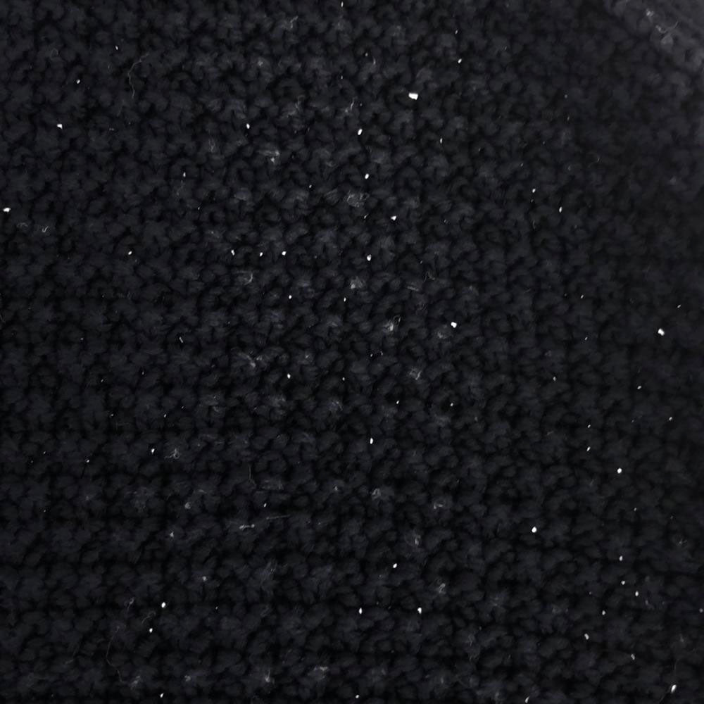 ebure エブール ミックスパターン コットン ニットベスト ネイビー シアーニットベスト レディース