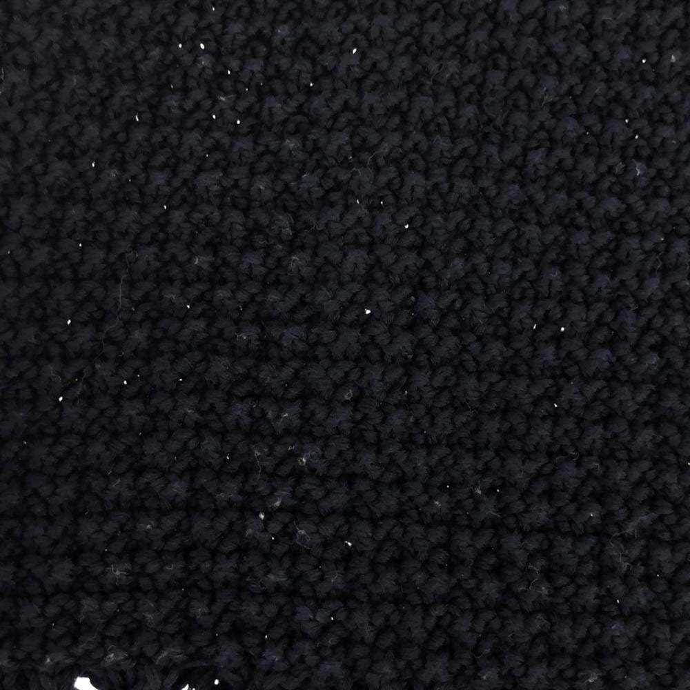 ebure エブール ミックスパターン コットン ニットベスト ネイビー シアーニットベスト レディース