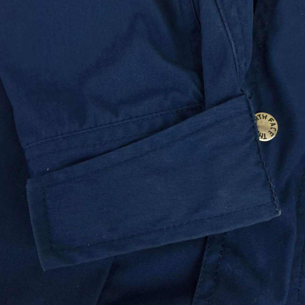 THE NORTH FACE ザノースフェイス NP2107 フード付き アウトドアジャケット L ブルー 裏地チェック柄 アウトドア NP2107N メンズ