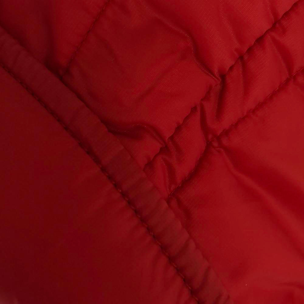 HYSTERIC GLAMOUR ヒステリックグラマー 日本製 0243AH12 ロゴ刺繍 中綿ジャケット L レッド メンズ