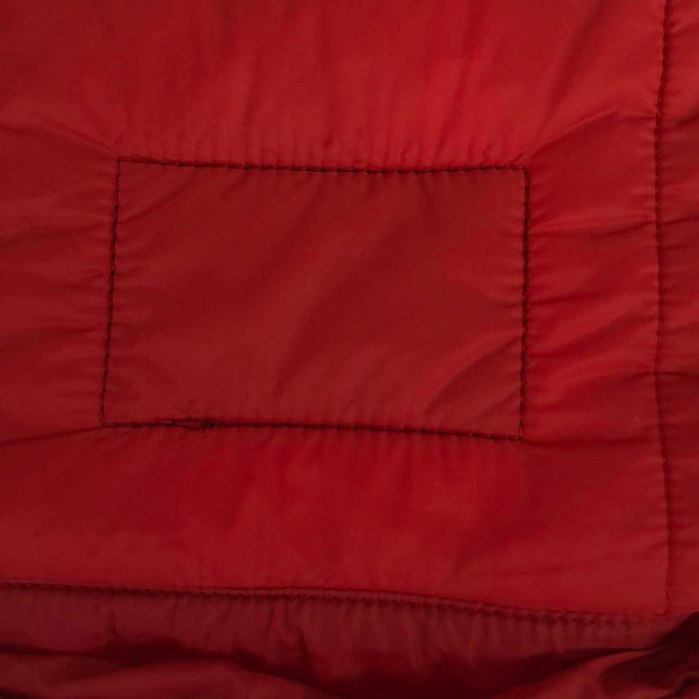 HYSTERIC GLAMOUR ヒステリックグラマー 日本製 0243AH12 ロゴ刺繍 中綿ジャケット L レッド メンズ