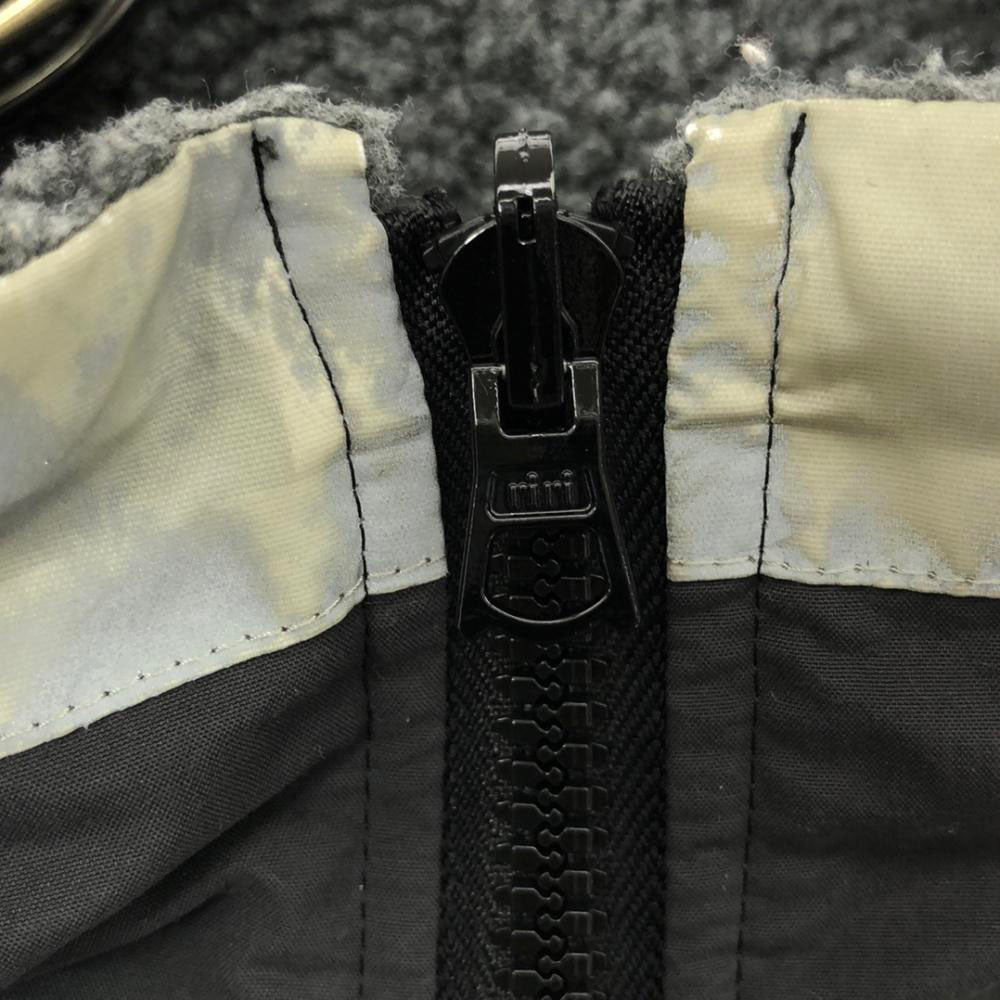 ジョンエリオット ボアジャケット グレー×ブラック リバーシブル メンズ