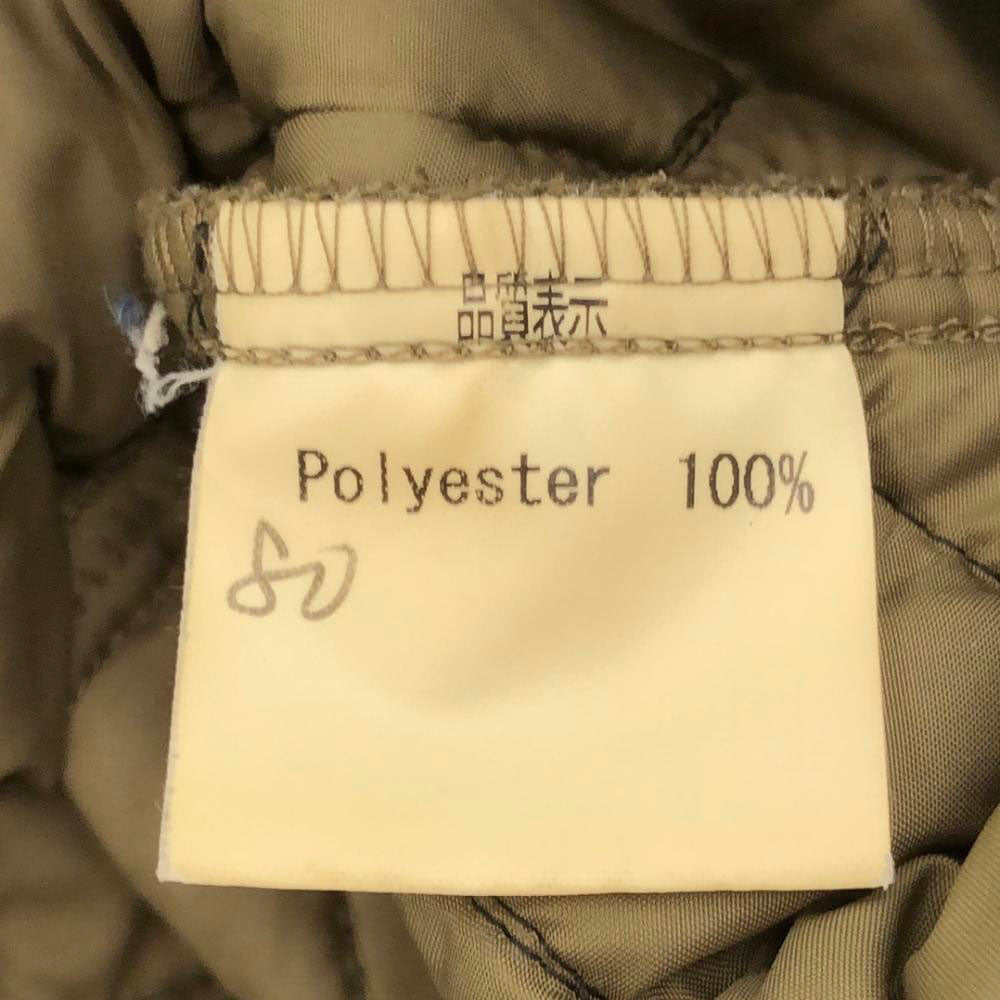 mizuiro ind ミズイロインド フーデッド キルティングコート M カーキグリーン レディース