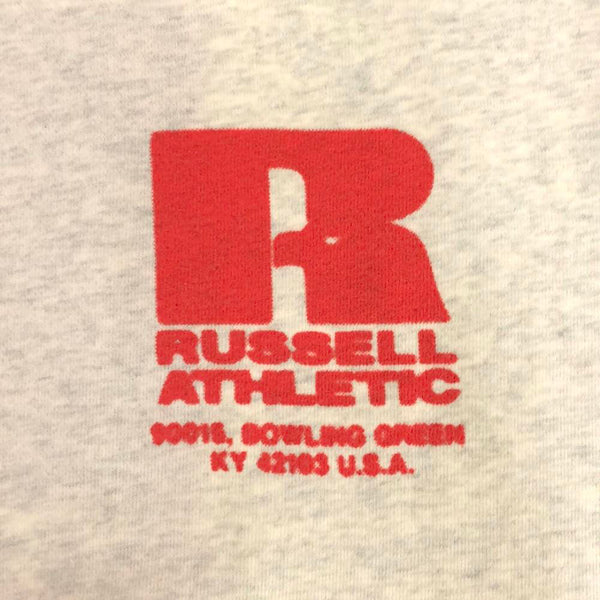 ラッセルアスレチック ロゴプリント 長袖 スウェット XL ライトグレー RUSSELL ATHLETIC トレーナー メンズ